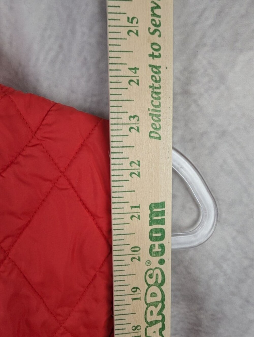 Polo Golf Ralph Lauren Red Quilted Vest Embroidered Back Pony Size Small EUC - Picture 14 of 15